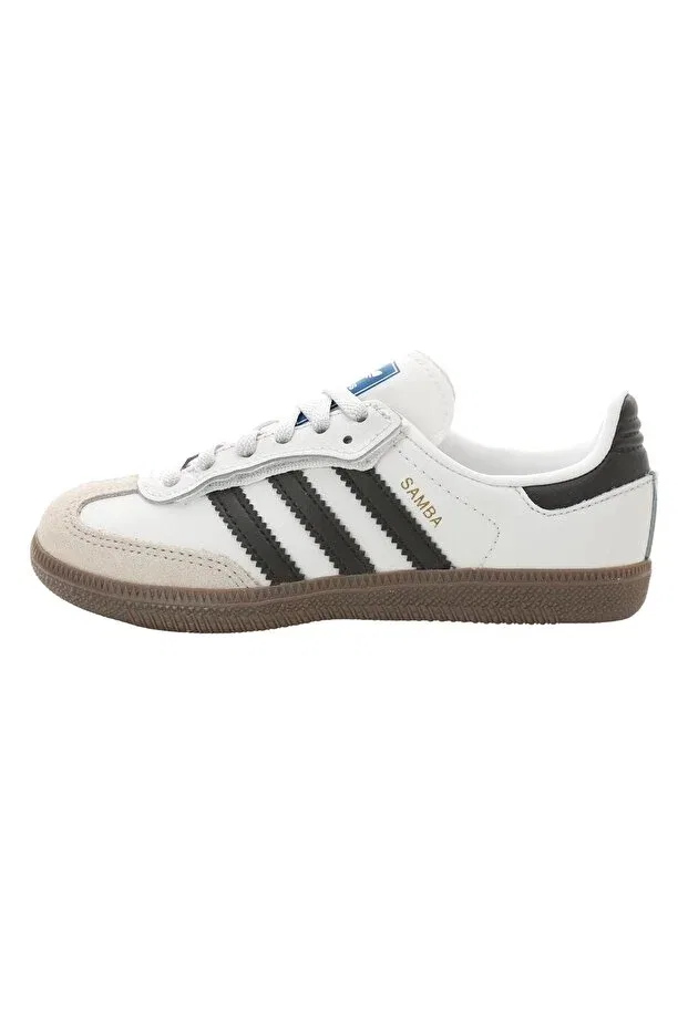 Детские кроссовки для девочек текстильные Samba OG CF EL C Adidas, White