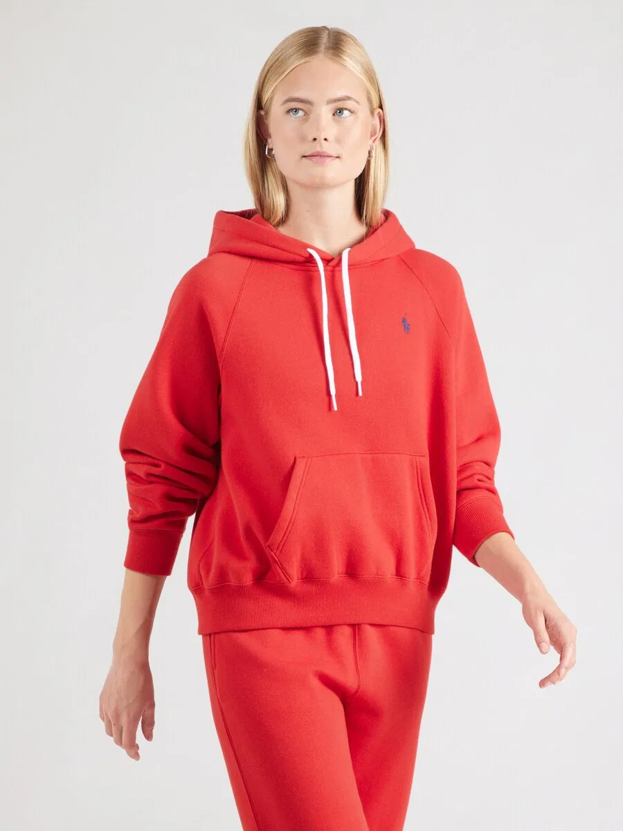 Свитшот Polo Ralph Lauren красного цвета — фото 2