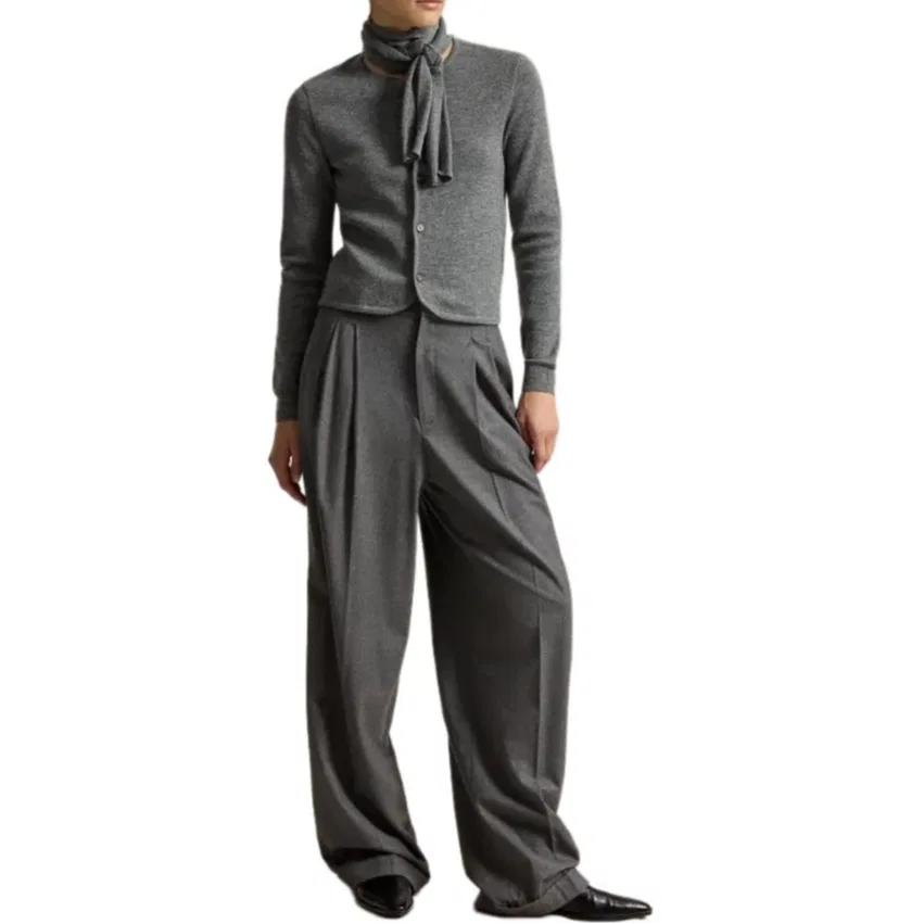 Женский свитер с круглым вырезом Polo Ralph Lauren, Gray — фото 4