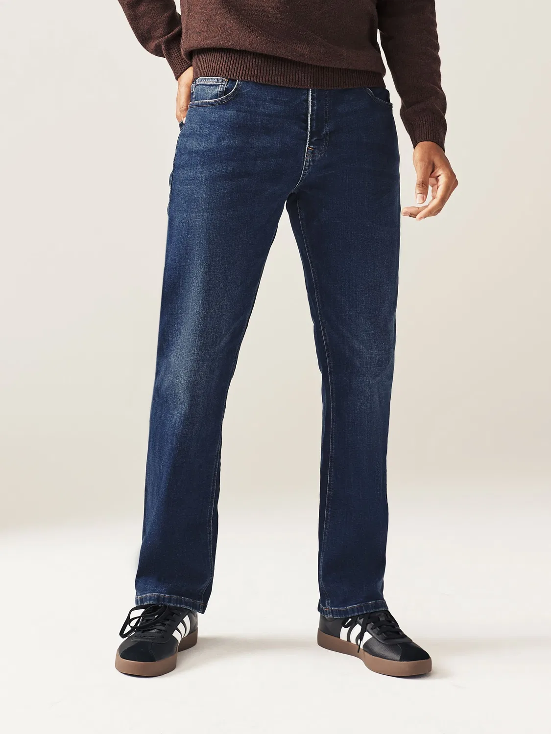 Джинсы классические stretch, Bootcut, Mid Blue Next