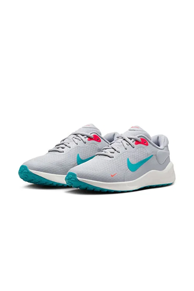 Детские кроссовки для девочек текстильные Revolution 7 (gs) Nike, Colorful/Grey — фото 3