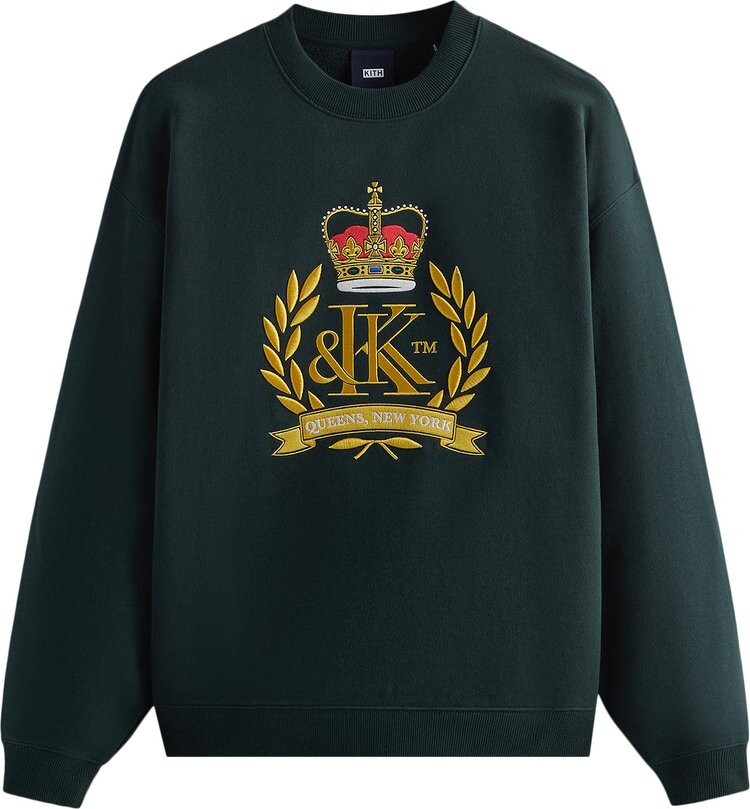 

Толстовка Kith Crest Crewneck 'Stadium', зеленый