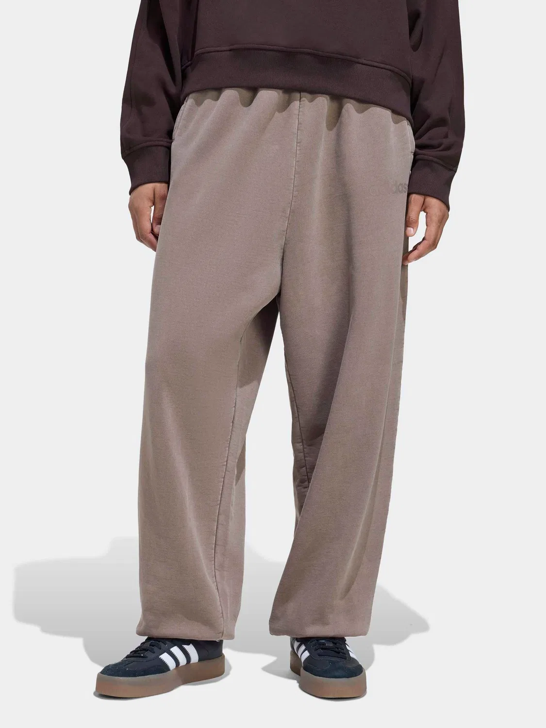 Джоггеры Essentials Linear BYFR, adidas Originals, коричневый