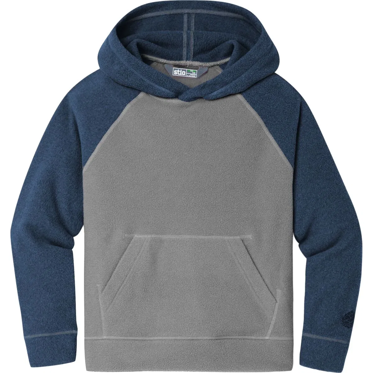 Детское худи из микрофлиса Turpin Fleece Hoodie Stio, Mountain Shadow/Powder Fox Heather