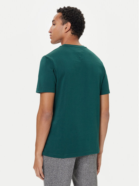 Футболка regular fit Ess Seasonal MW0MW39995 Tommy Hilfiger, зеленый — фото 3