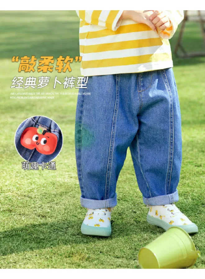 Штаны джинсы для детей деним синий Doodle Home, синий