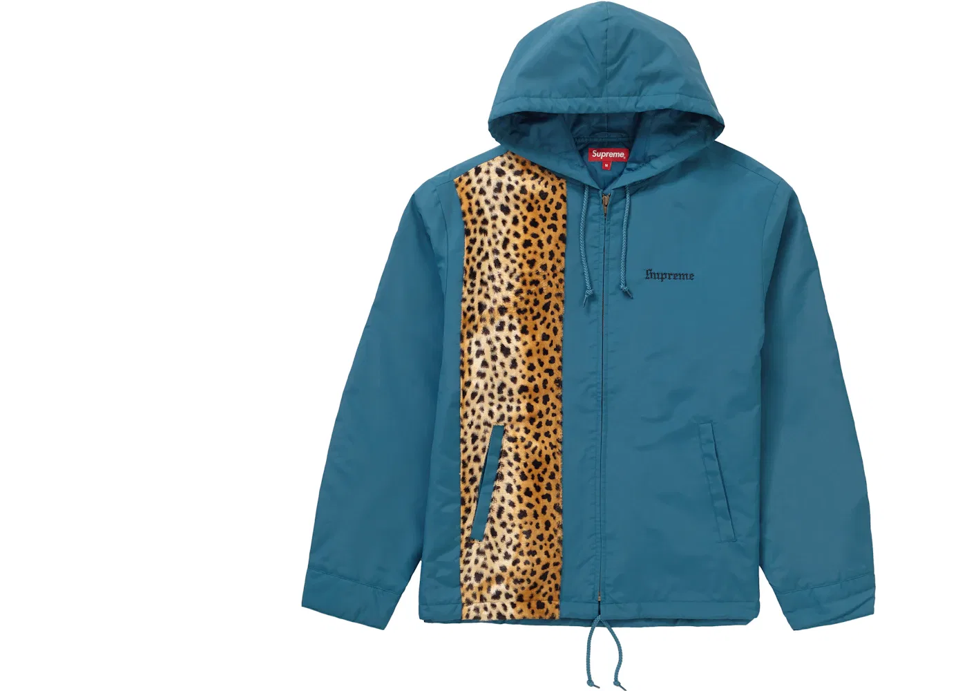 Мужская куртка с капюшоном Cheetah Hooded Station Jacket Supreme, цвет Dark Slate