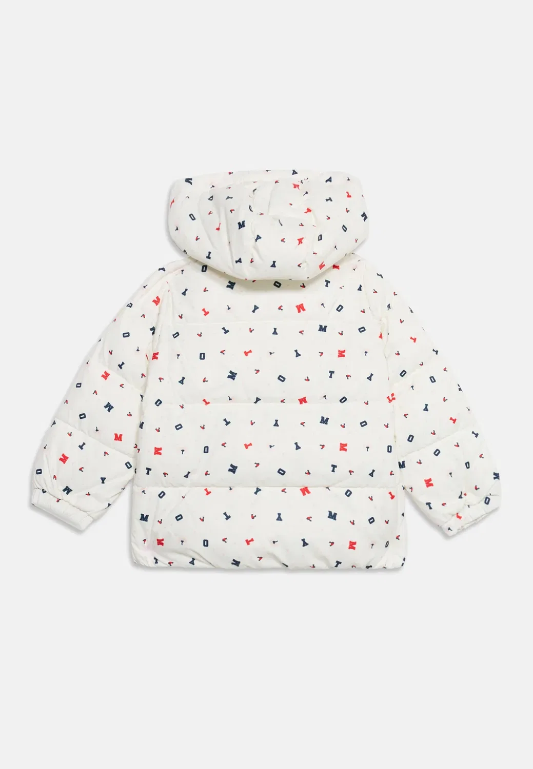 Незаменимая пуховая куртка унисекс - зимняя куртка Tommy Hilfiger, Off White — фото 2