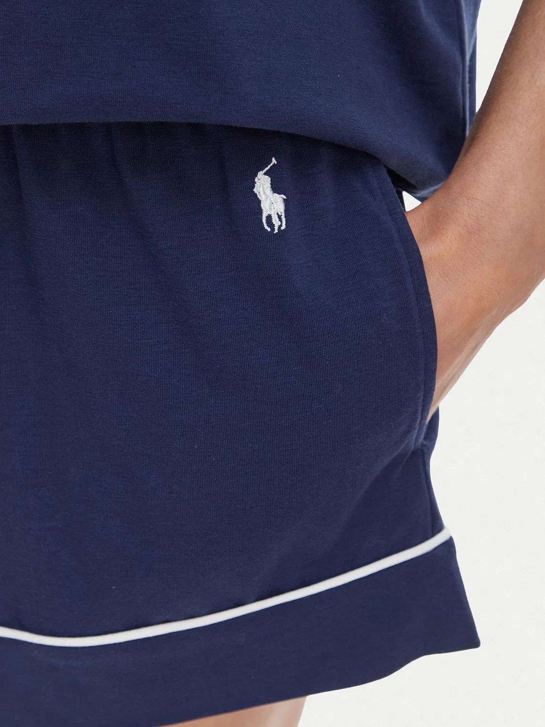 Женская пижама стандартного кроя Polo Ralph Lauren, темно-синий — фото 3