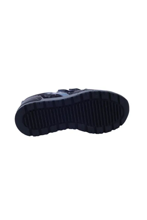 Детские туфли для девочек с графическим принтом Angelokids, Navy Blue — фото 3