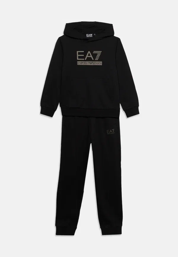 Спортивный костюм для мальчиков с капюшоном, унисекс Ea7 Emporio Armani, черный