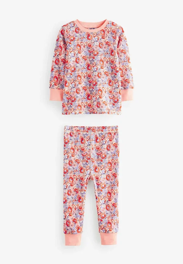 Пижамный комплект с цветочным принтом Regular Fit Cath Kidston Next, Pink, синий/розовый — фото 4