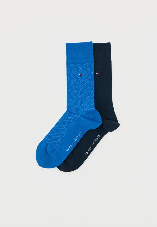Носки комплект из 2 пар хлопок Tommy Hilfiger blue, синий