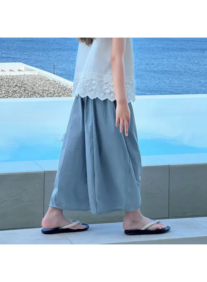 Штаны противокомарные с широкими штанинами Ice-cool Mosquito-proof Pants Tu Tu Xiao Xiang, синий — фото 4