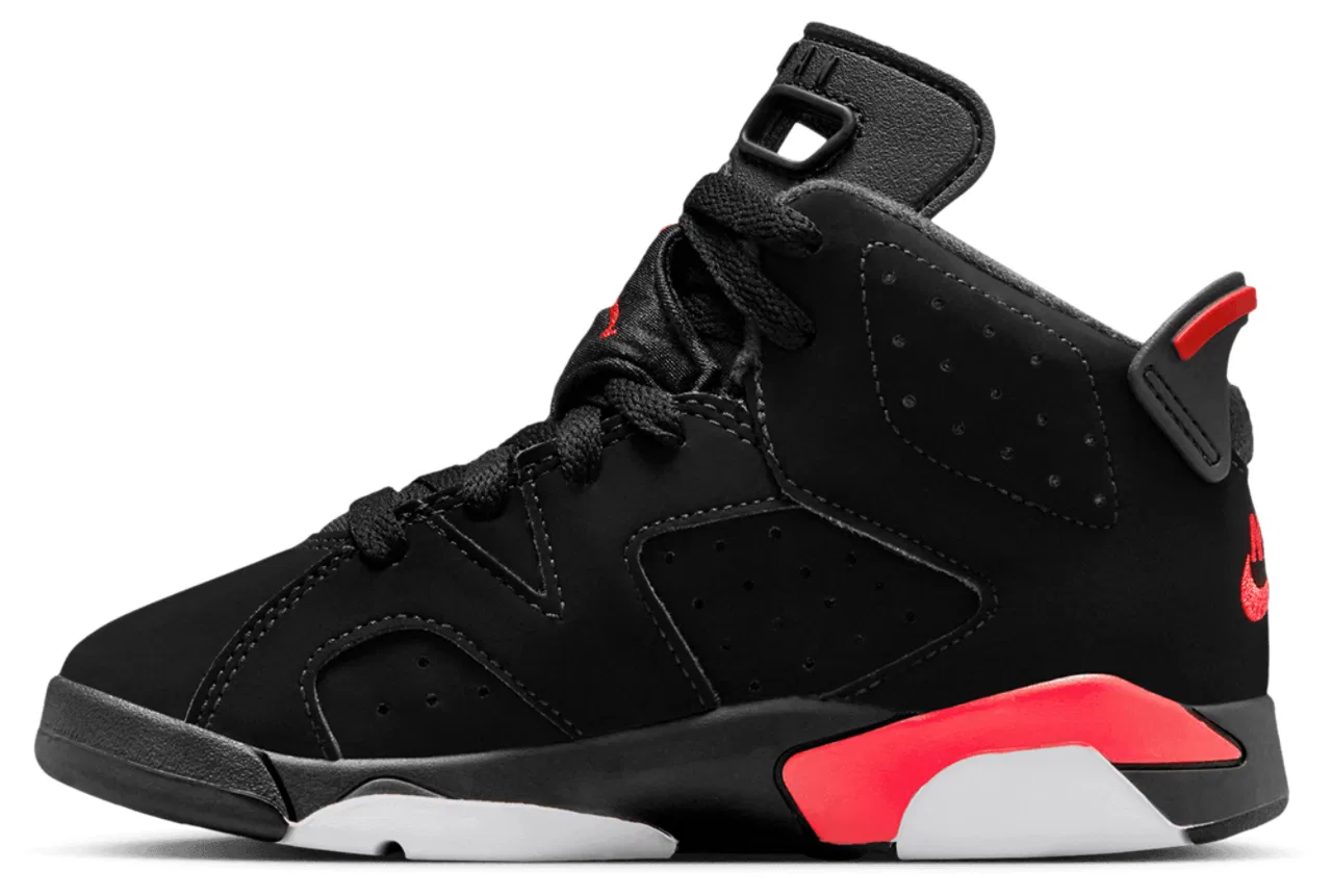 Кроссовки для мальчиков Jordan Retro 6, красный/черный — фото 2
