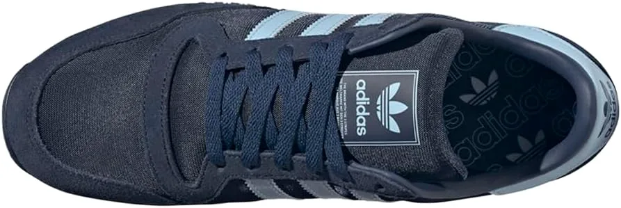 Мужские кроссовки Adidas Galaxy Og на шнуровке повседневные - синие, синий — фото 4