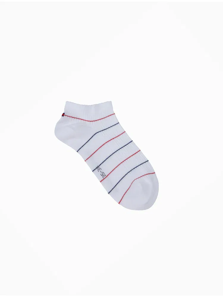 Носки TOMMY HILFIGER, Striped Rib, White — фото 3