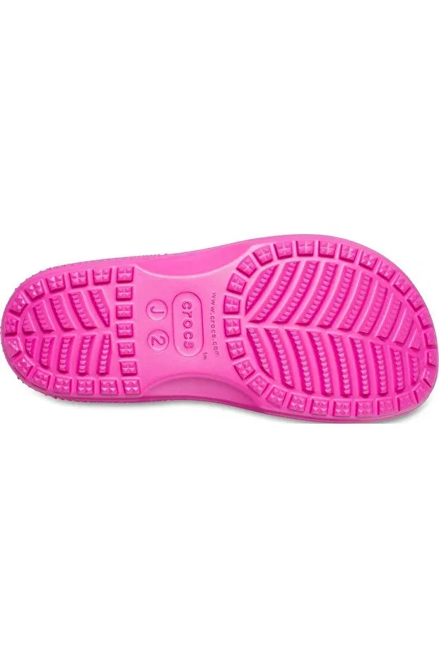 Детские ботинки для девочек с коротким каблуком Crocs, Pink — фото 4