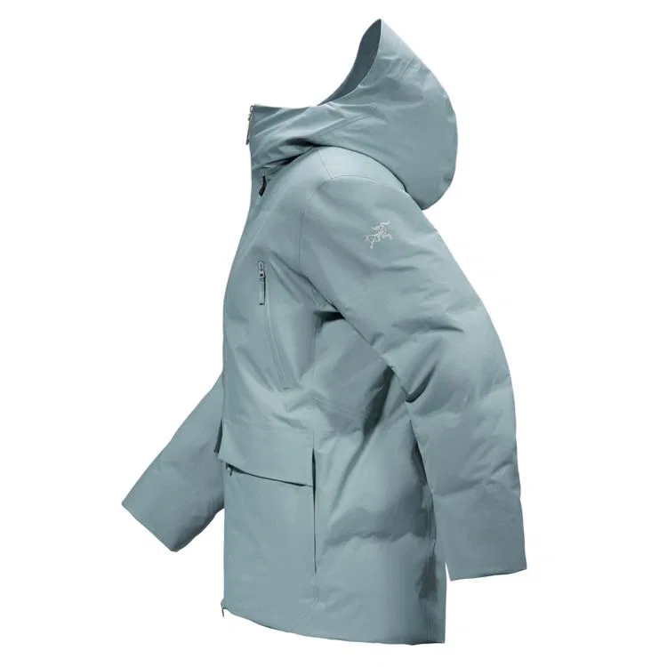 Женское пуховое пальто с принтом LiAtris Arc'teryx, Mechanical Gray/Robotica — фото 3