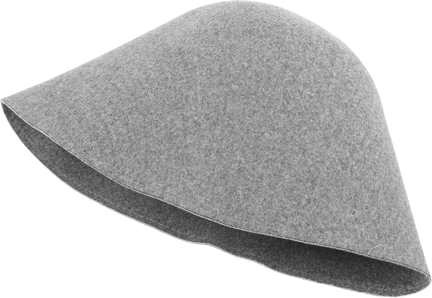 Шапочка для сауны, войлочная, HUWOYG, 2 шт, 22x22x14 см, Grey — фото 4