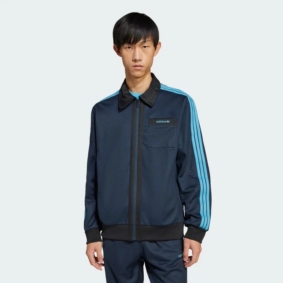 Куртка ADIDAS ORIGINALS Between-Season Jacket 'Track' в светло-голубом и темно-голубом цветах — фото 2