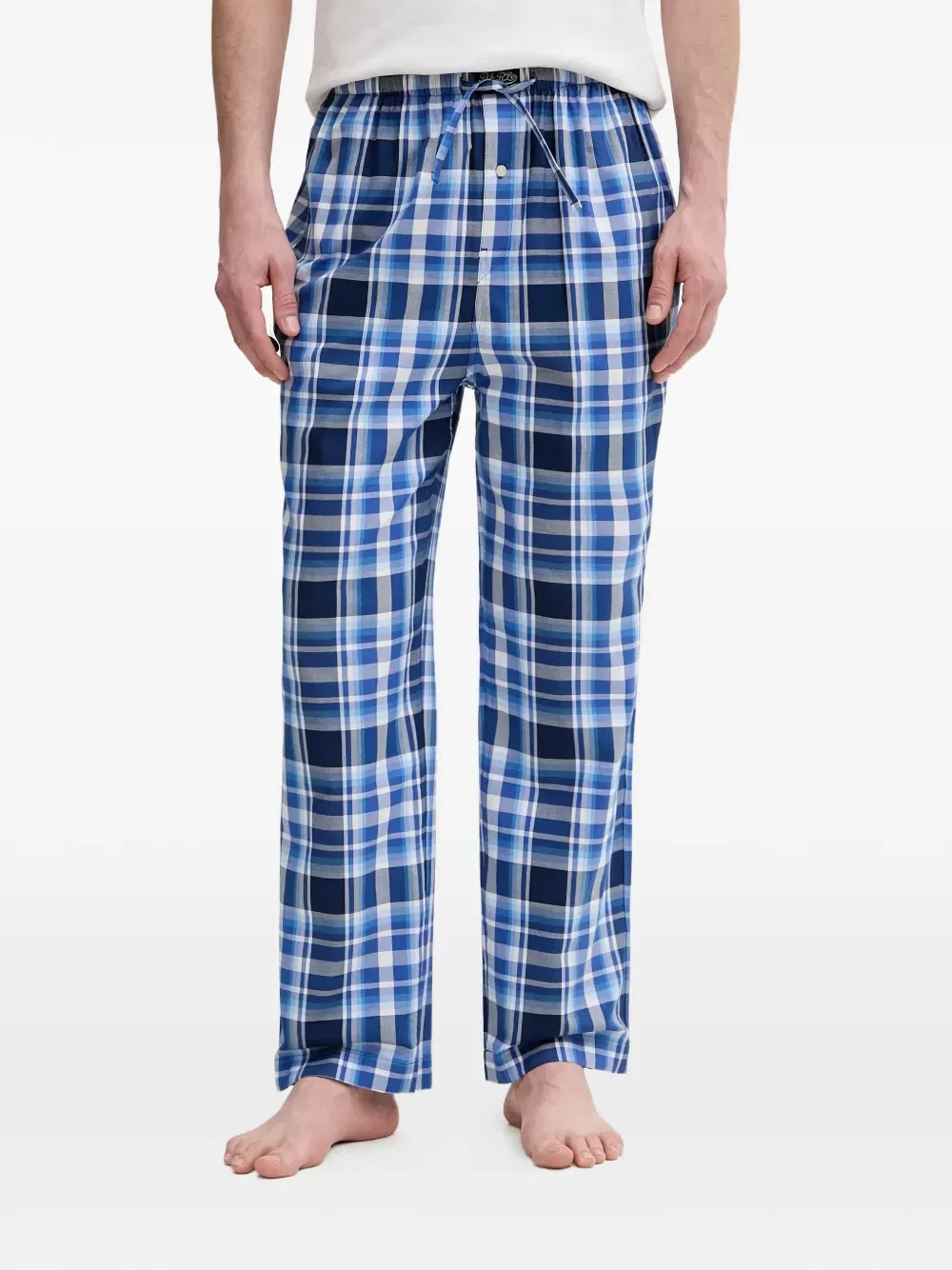 Пижамные штаны в клетку на кулиске Polo Ralph Lauren, синий