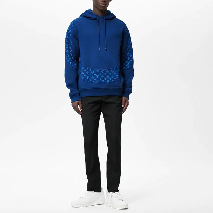 Мужской худи с принтом Monogram Circle Cut, LOUIS VUITTON, Shopping Bag Included — фото 4