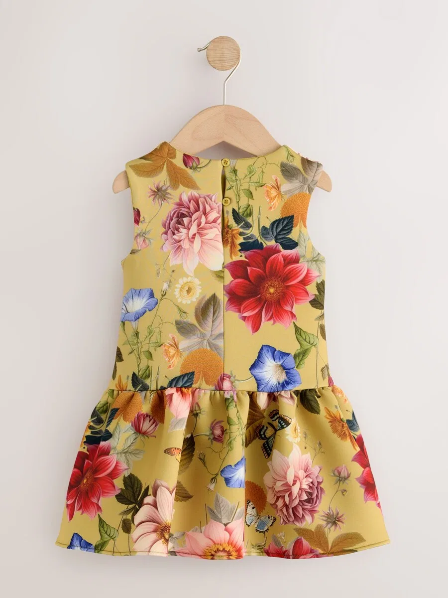 Платье Next Dress 'Scuba' горчичного цвета — фото 3