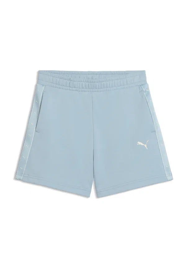 Шорты из хлопка Essentials Tape High-waist Puma, Seafoam — фото 4