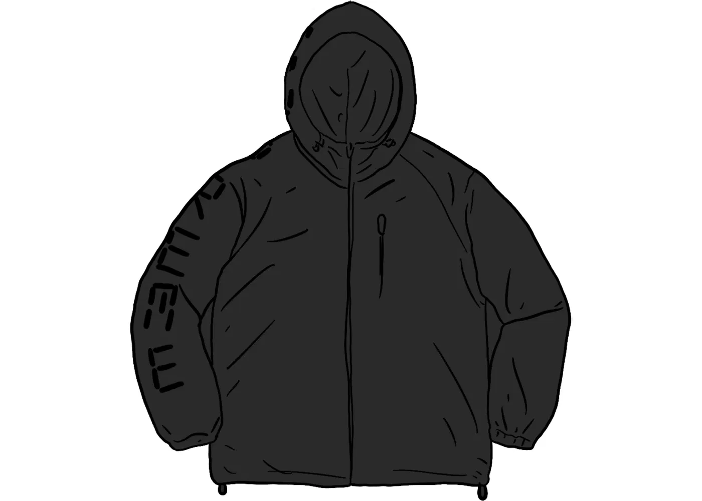 Мужская куртка с логотипом Supreme Digital Logo Track Jacket Black