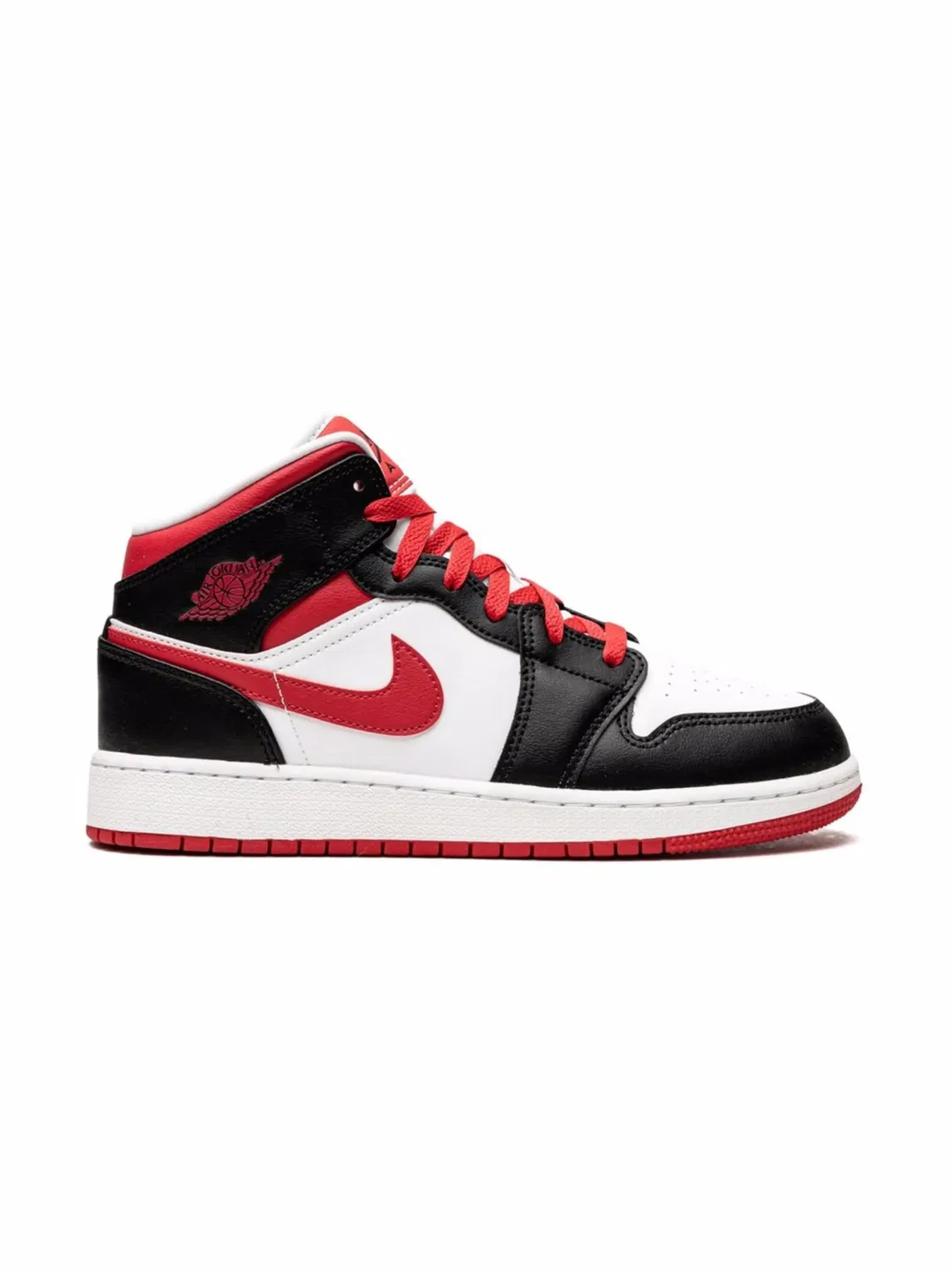 Кроссовки Air Jordan 1 Mid "Very Berry", черный — фото 3