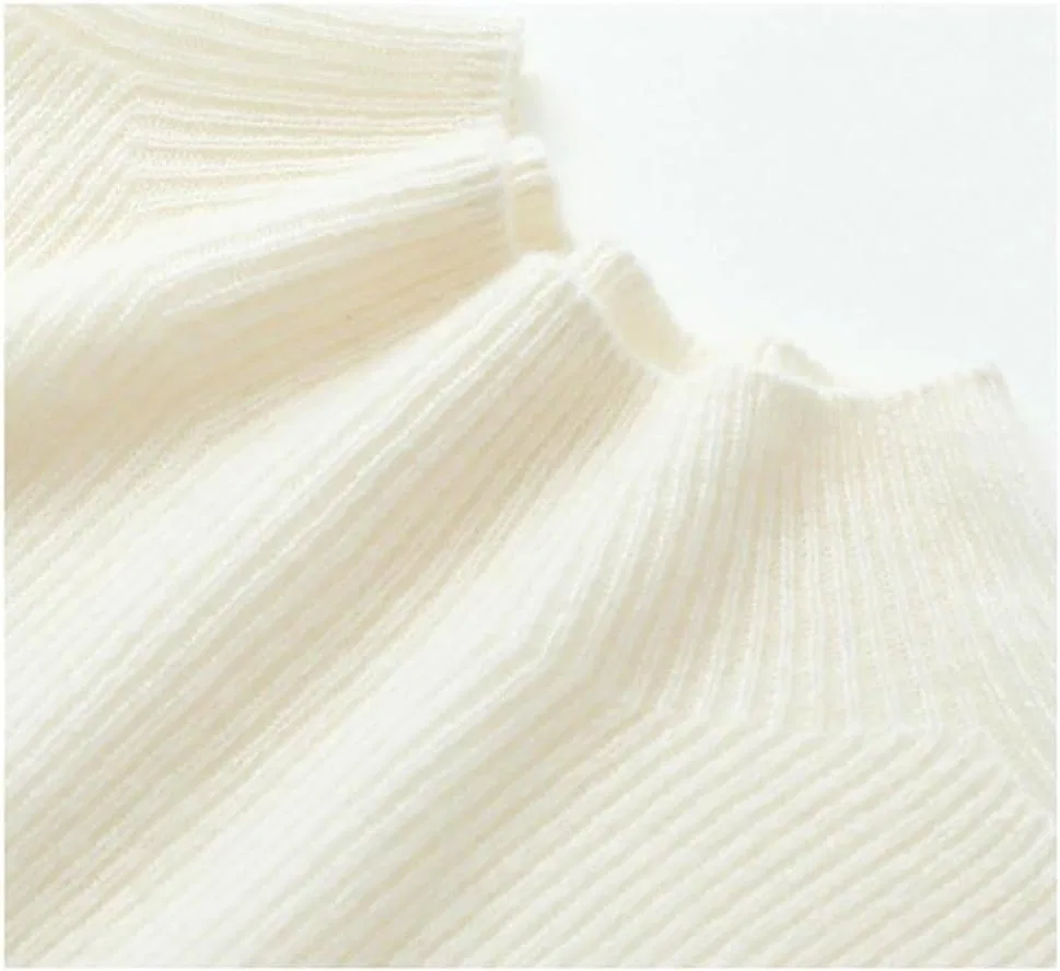 Женская приталенная водолазка из кашемира, Solid Knit Pullover, Pnnrk 1 — фото 3