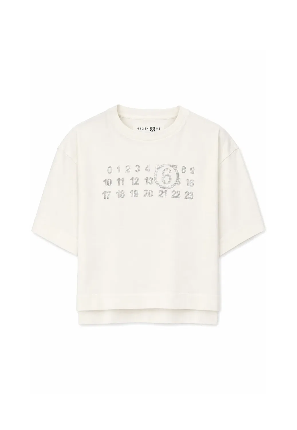 Футболка - футболка с принтом Mm6 Maison Margiela, Ivory