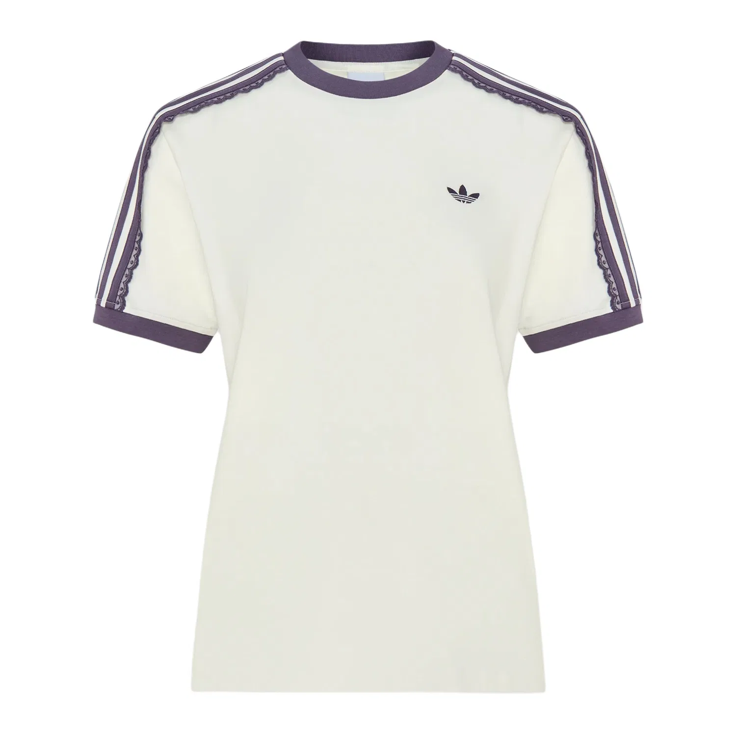 Женская футболка с круглым вырезом Jade White Adidas Originals, Jade White