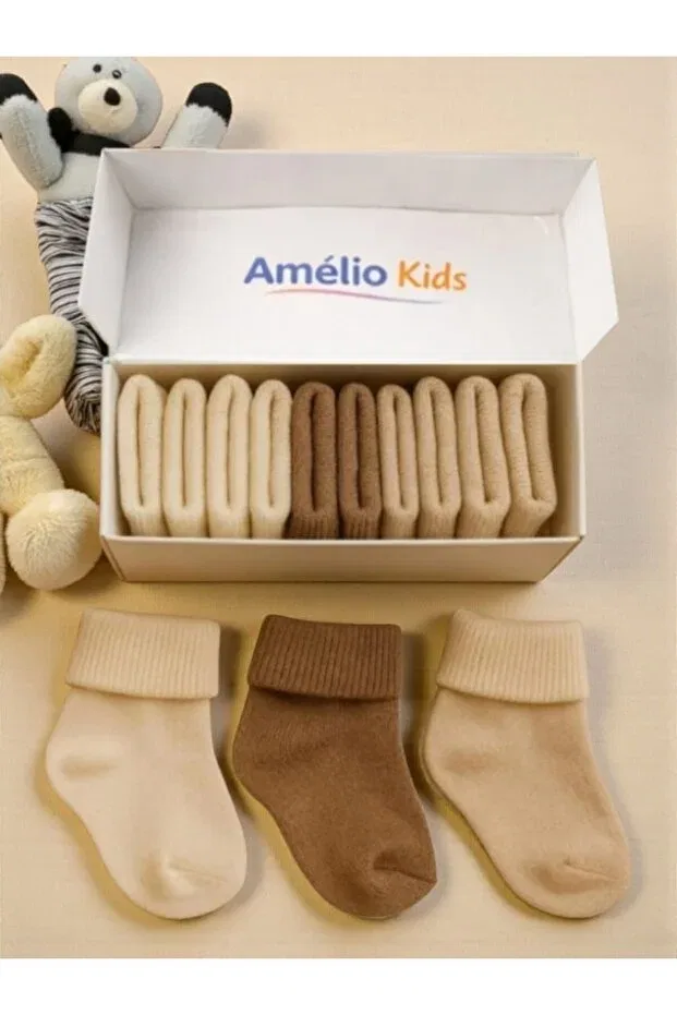Детские носки хлопковые 5 шт Amélio Kids, Multicolor — фото 3