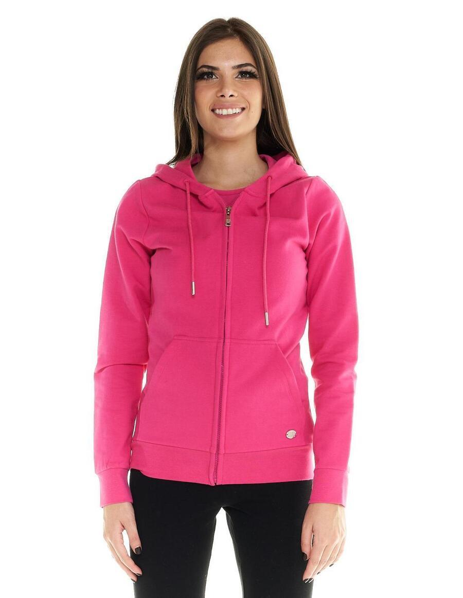 

LEONE 1947 APPAREL Женская толстовка Leone с базовым капюшоном и застежкой-молнией по всей длине