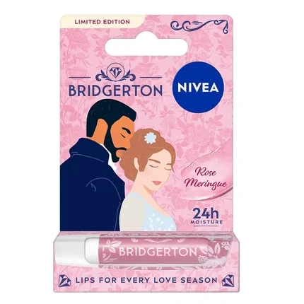 Бальзам для губ Nivea Bridgerton Edition Lip Care Balm Rose Meringue, 48 г, Rose Meringue