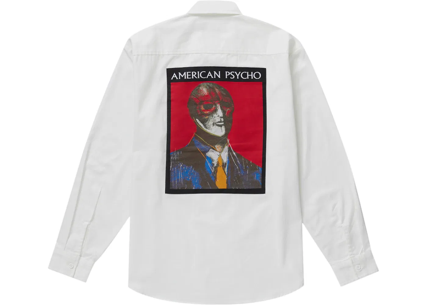 Мужская рубашка с принтом American Psycho Supreme, White