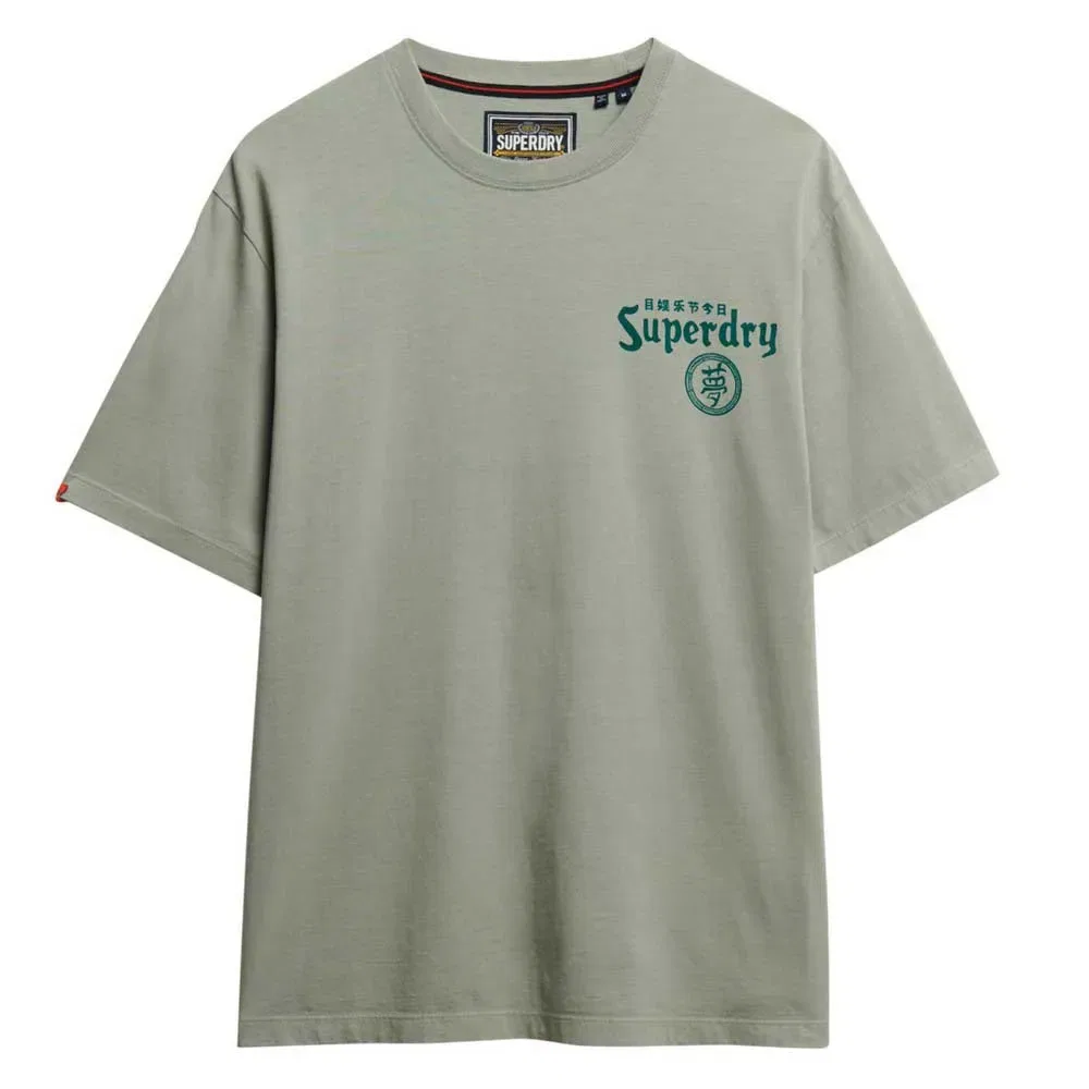 Футболка свободного кроя Tokyo Narrative Superdry, серый — фото 3