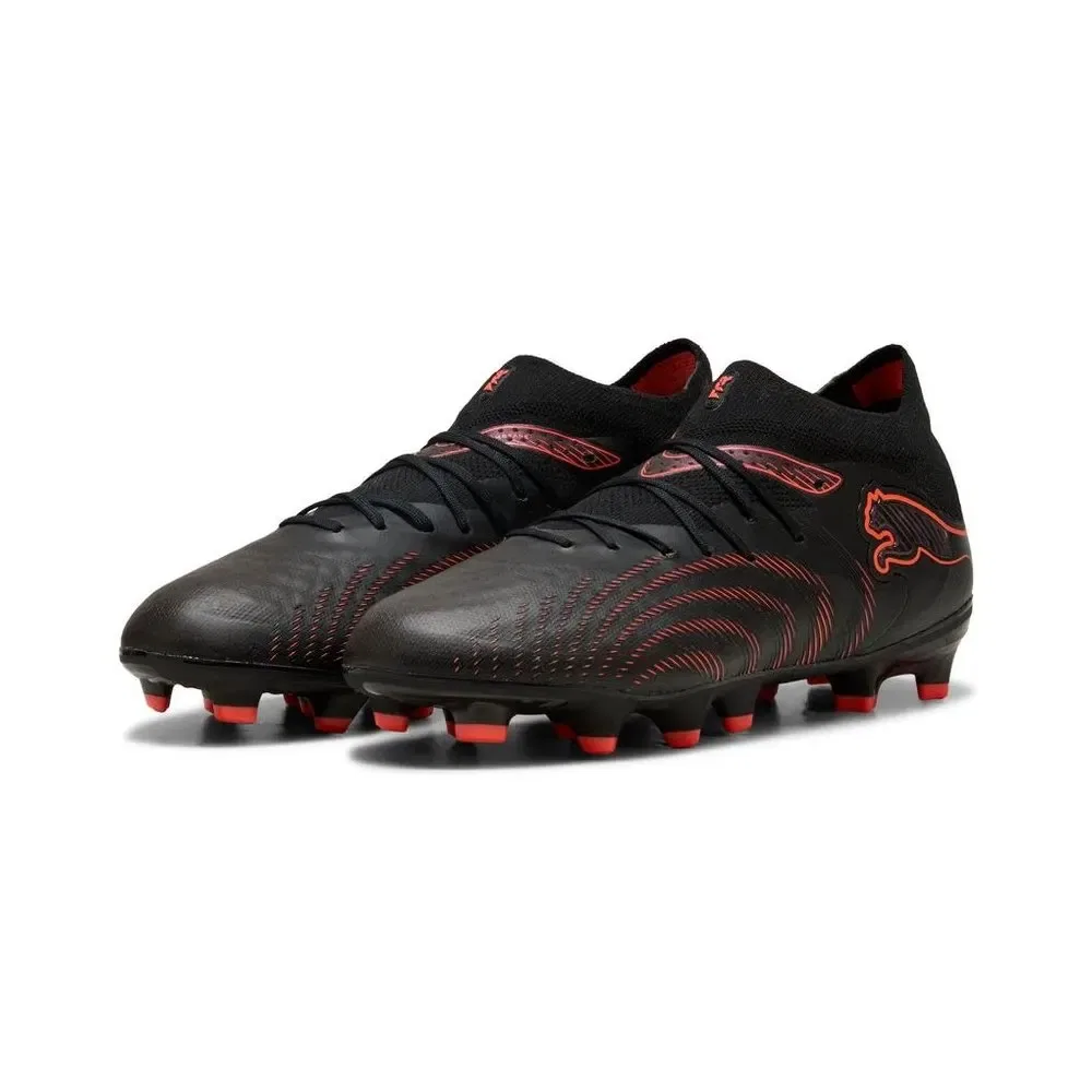 Футбольные бутсы детские Future 9 Pro FG-AG JR Puma, черный