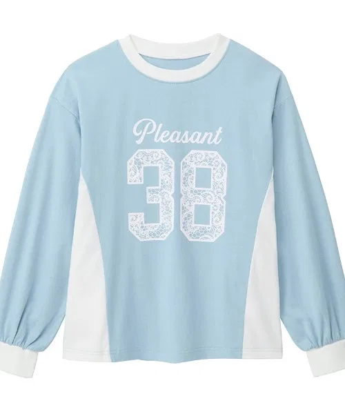Детская футболка с длинным рукавомGITA, Light Blue