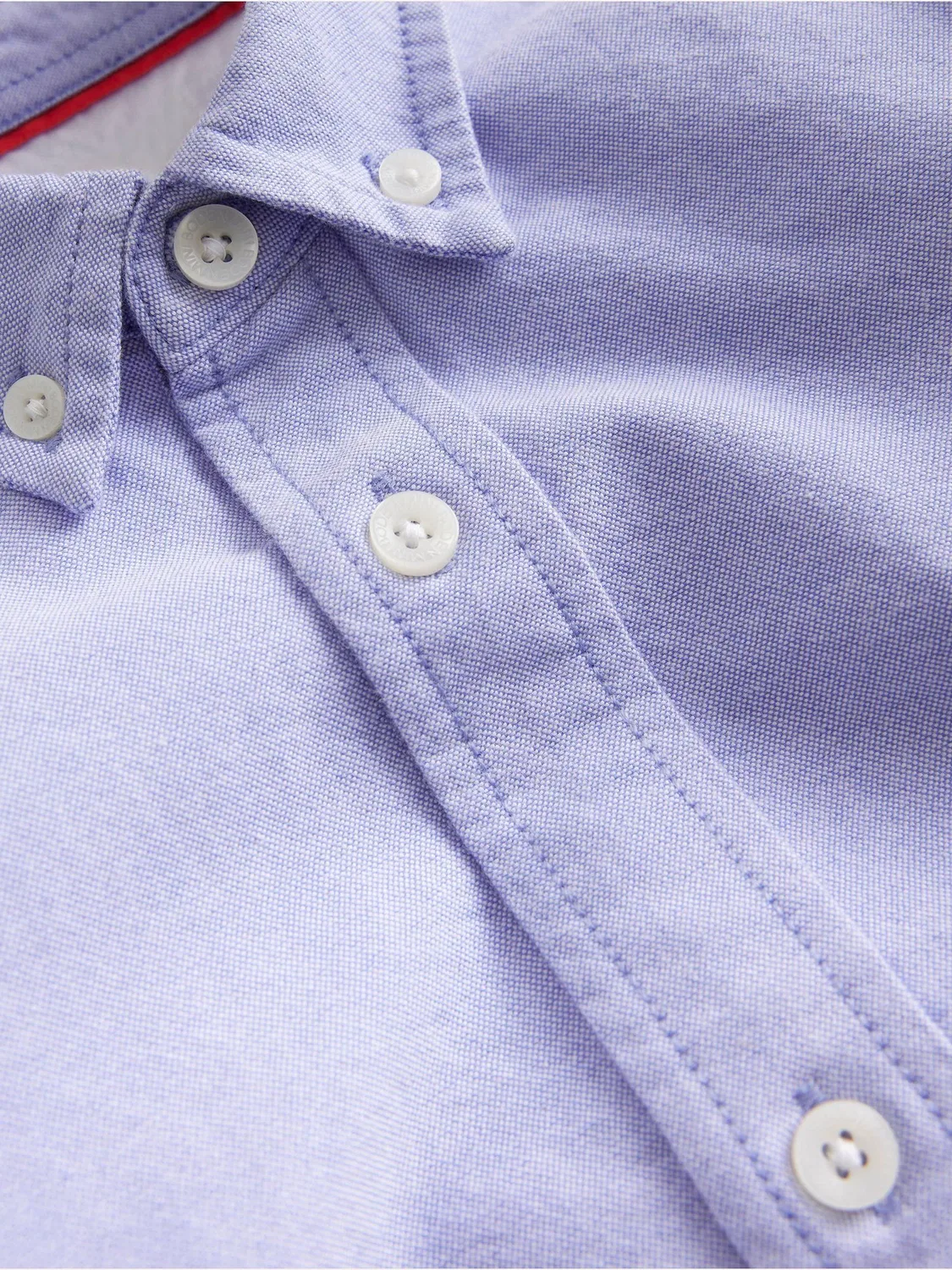 Рубашка Оксфорд, модель Blue Oxford Shirt Boden, синий — фото 3
