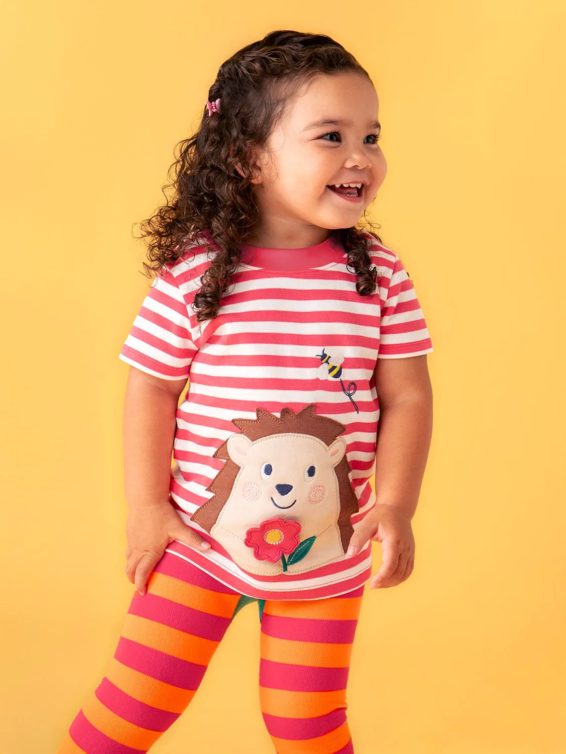 Футболка Frugi Easy On T-Shirt, розовый