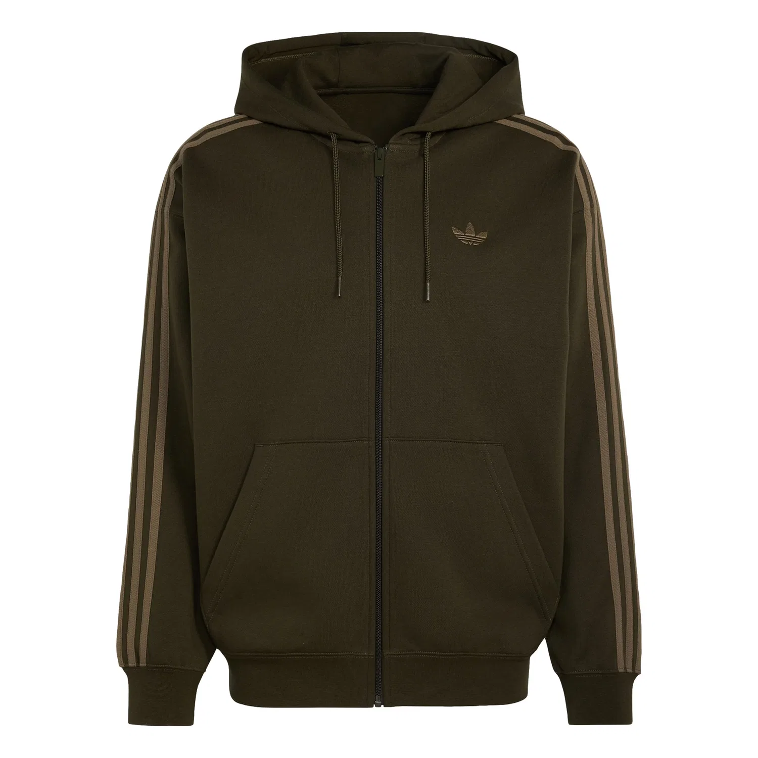 Толстовка на молнии Adidas Originals Adicolor, зеленый