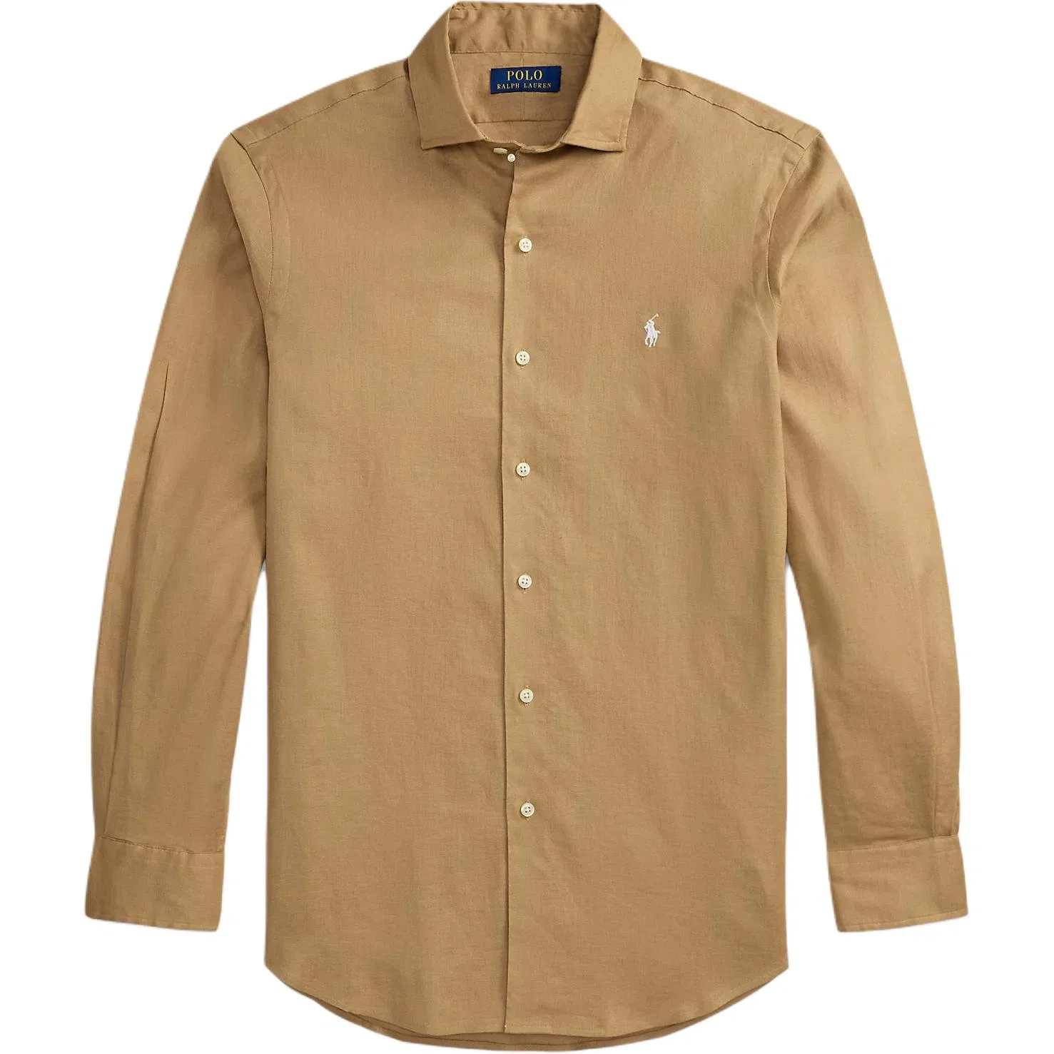 Мужская рубашка с отложным воротником Khaki Polo Ralph Lauren