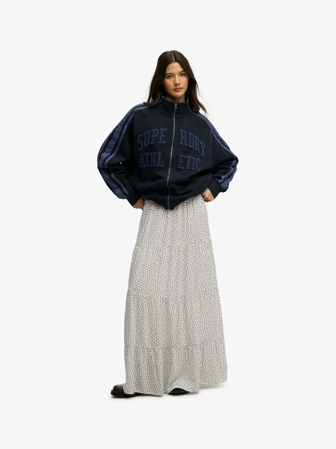 Юбка макси Woven Tiered Superdry, белый — фото 3