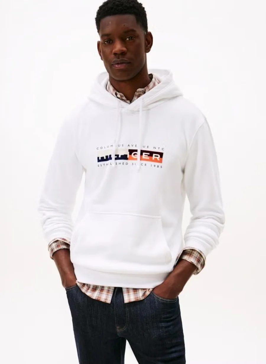 Худи Tommy Hilfiger Colour Block Grap, белый