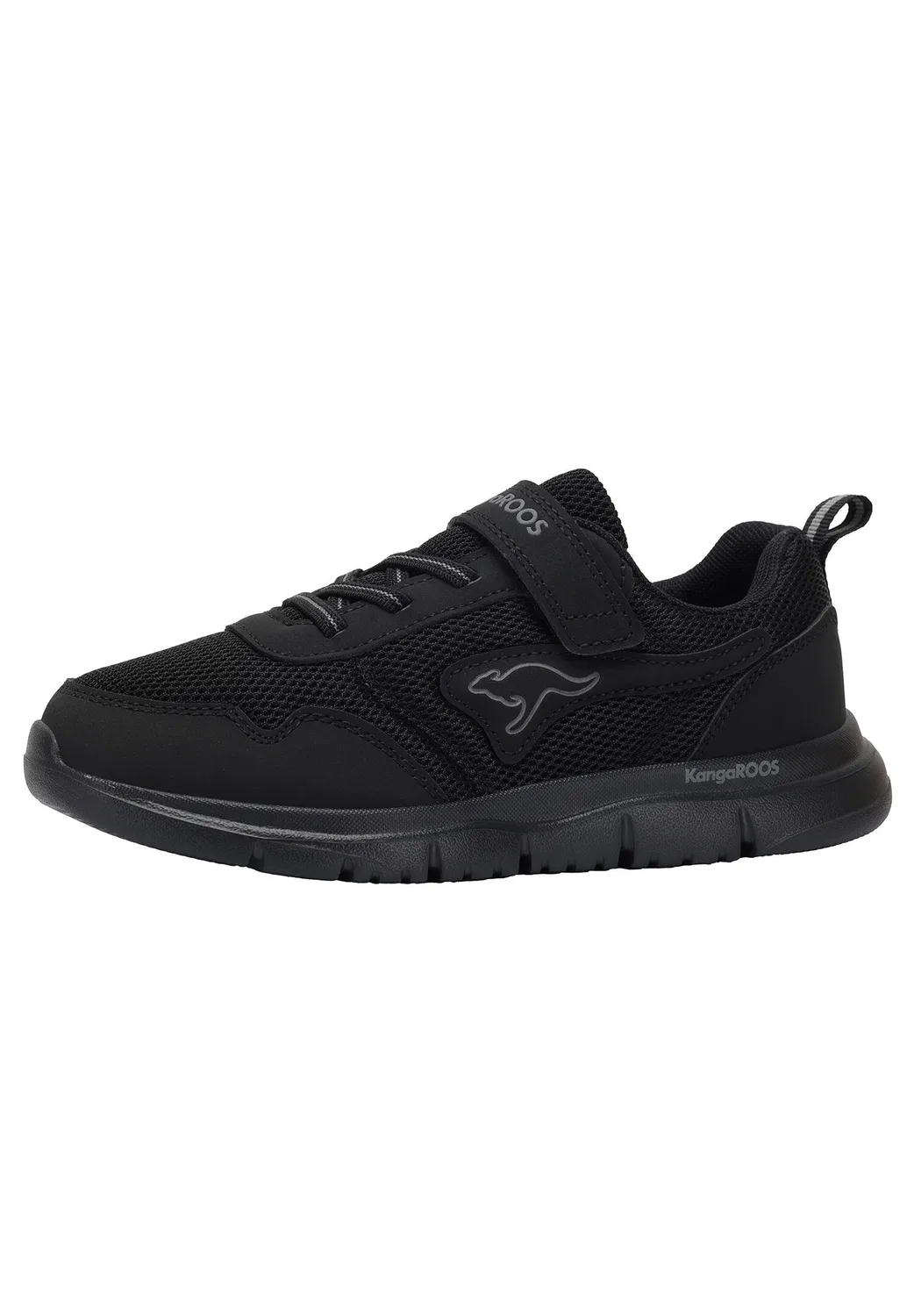 Детские кроссовки на липучках K-ETK Possum EV KangaROOS, Jet Black Mono