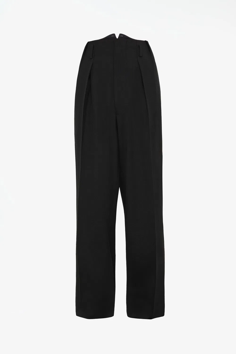 Брюки с боковыми полосами, лимитированная серия, 100% шерсть ZARA, черный — фото 3