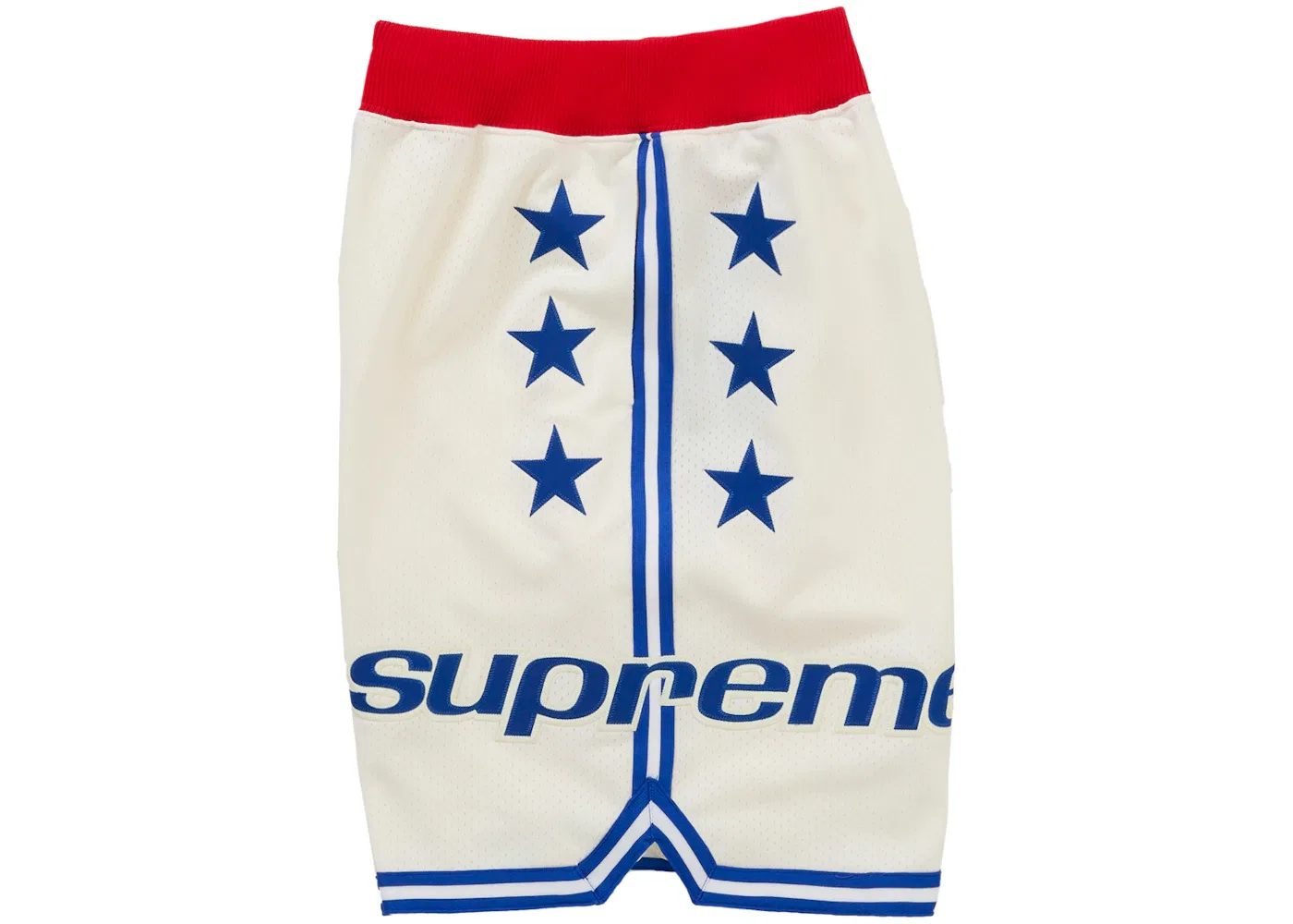 Мужские шорты с принтом Teams Supreme Mitchell & Ness, White — фото 3